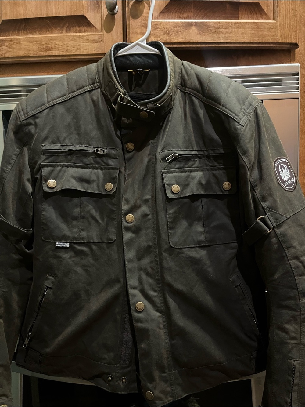 Merlin Halley Stevenson Wax Cotton Men's Motorcycle Jacket